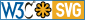 SVG button - orange